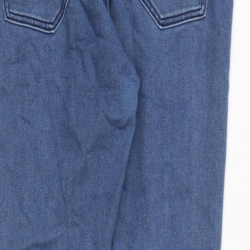H&M Womens Blue Cotton Skinny Jeans Size 33 in Regular Zip