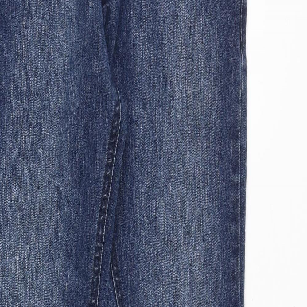 True Face Mens Blue Cotton Skinny Jeans Size 30 in Regular Zip
