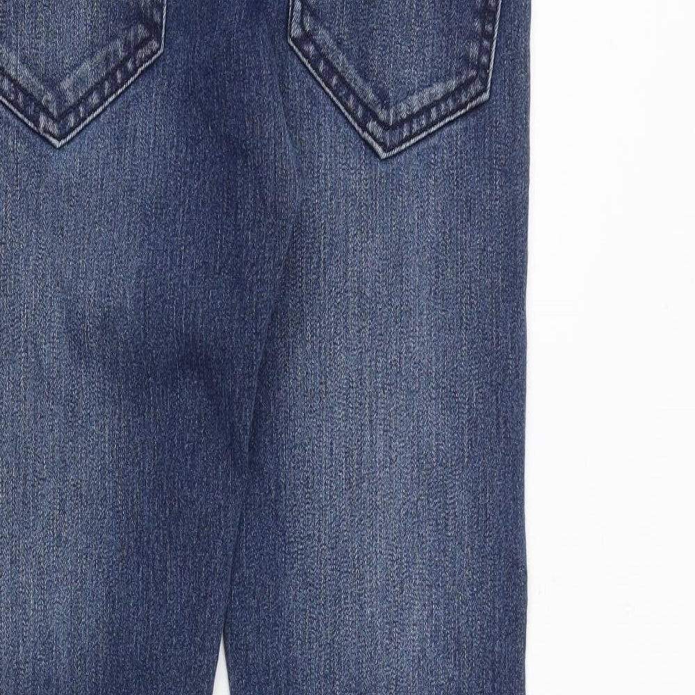 True Face Mens Blue Cotton Skinny Jeans Size 30 in Regular Zip