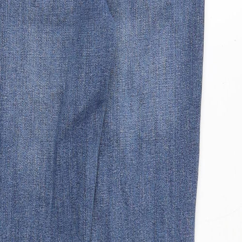 River Island Womens Blue Cotton Skinny Jeans Size 6 Regular Zip