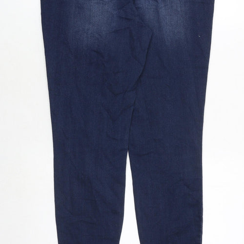 1822 Denim Womens Blue Cotton Skinny Jeans Size 12 Regular Zip