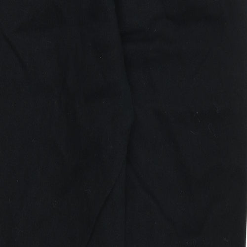 Brooker Womens Black Cotton Skinny Jeans Size 14 Regular Zip