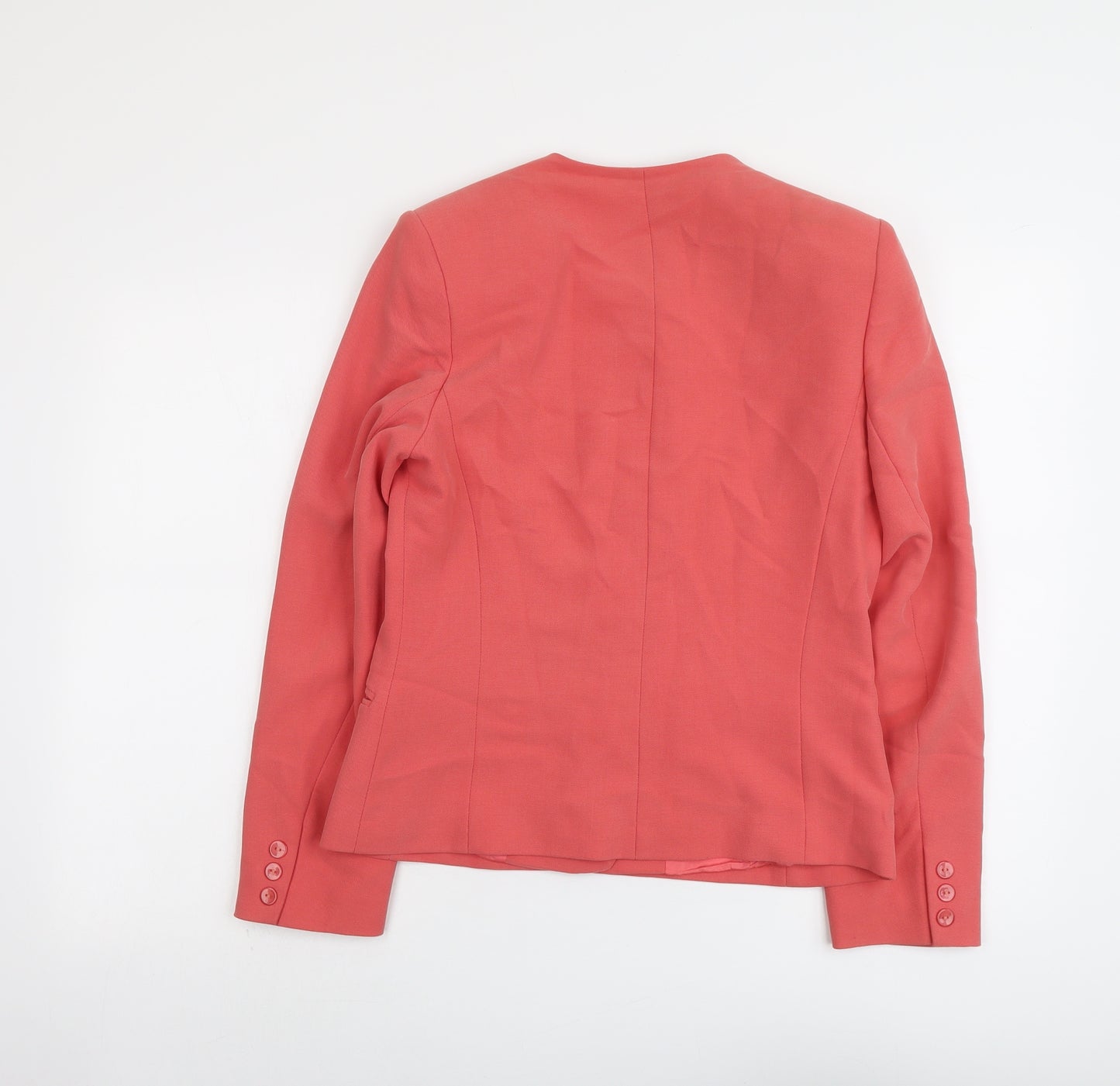 Alexon Womens Pink Jacket Blazer Size 10 Button