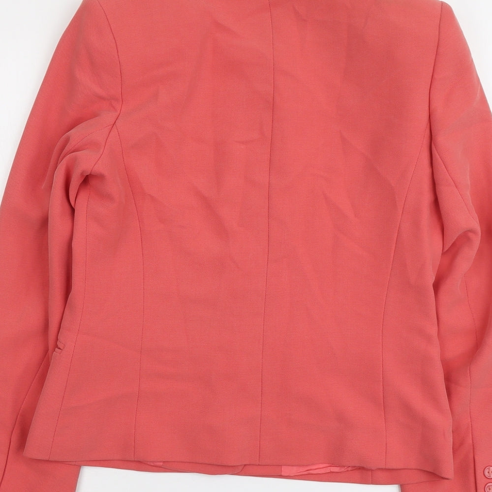 Alexon Womens Pink Jacket Blazer Size 10 Button