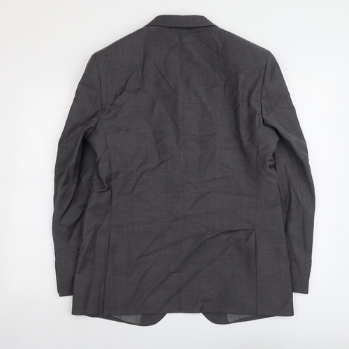 Marks and Spencer Mens Grey Wool Jacket Suit Jacket Size 40 Regular
