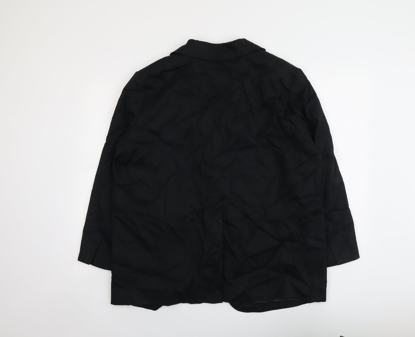 Marks and Spencer Womens Black Lyocell Jacket Blazer Size 16