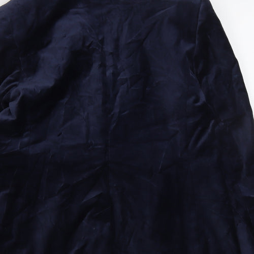 Marks and Spencer Womens Blue Polyester Jacket Suit Jacket Size 12