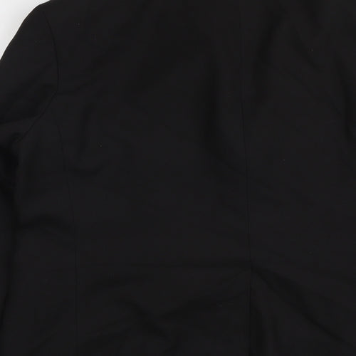 Marks and Spencer Mens Black Polyester Jacket Suit Jacket Size 42 Regular