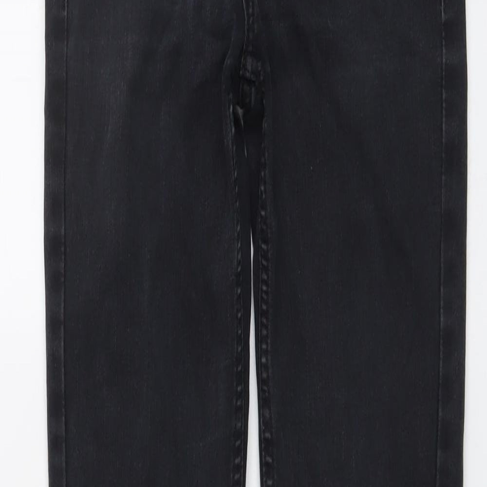 Levi's Womens Grey Cotton Skinny Jeans Size 24 in L31 in Regular Button