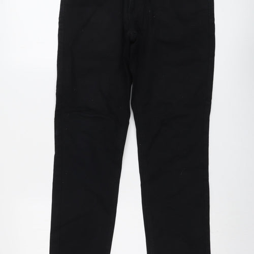 NEXT Mens Black Cotton Skinny Jeans Size 30 in L29 in Slim Button
