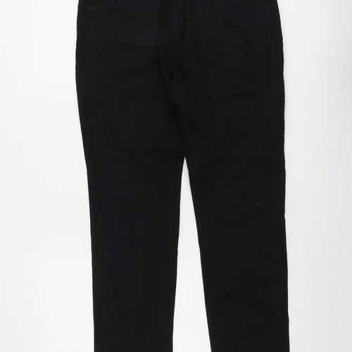 NEXT Mens Black Cotton Skinny Jeans Size 30 in L29 in Slim Button