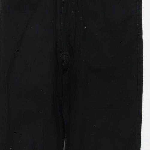 NEXT Mens Black Cotton Skinny Jeans Size 30 in L29 in Slim Button