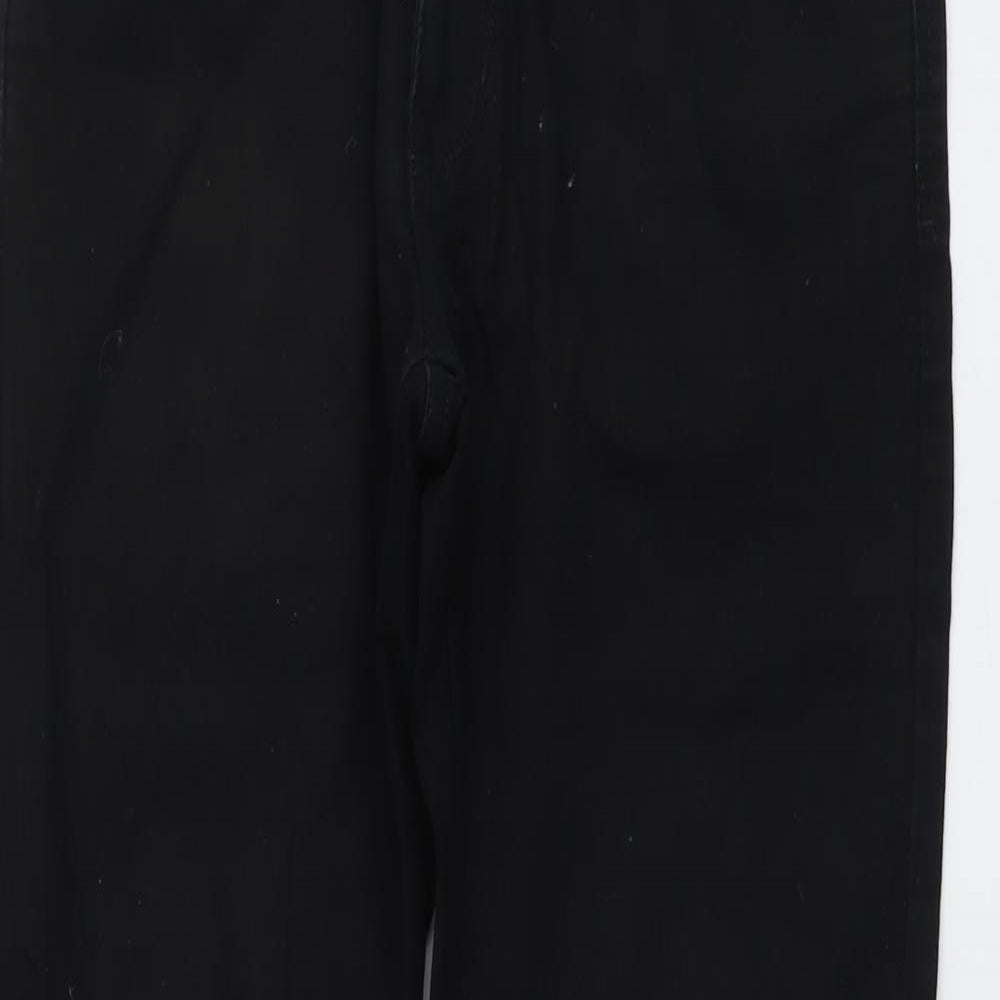 NEXT Mens Black Cotton Skinny Jeans Size 30 in L29 in Slim Button