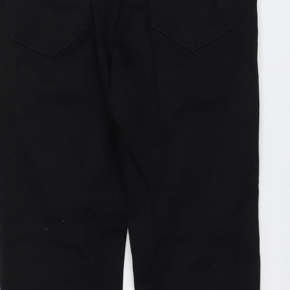 NEXT Mens Black Cotton Skinny Jeans Size 30 in L29 in Slim Button