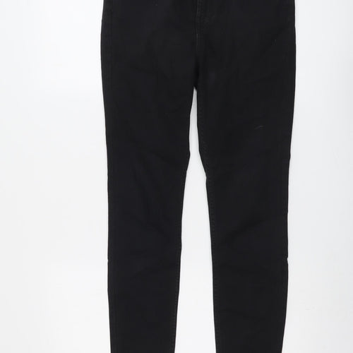 Lee Mens Black Cotton Skinny Jeans Size 30 in L31 in Regular Button