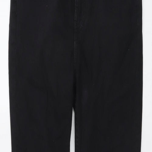 Lee Mens Black Cotton Skinny Jeans Size 30 in L31 in Regular Button