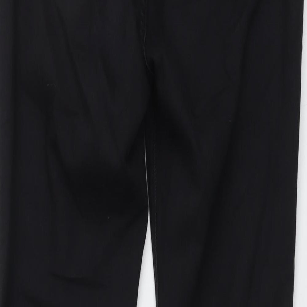 Lee Mens Black Cotton Skinny Jeans Size 30 in L31 in Regular Button