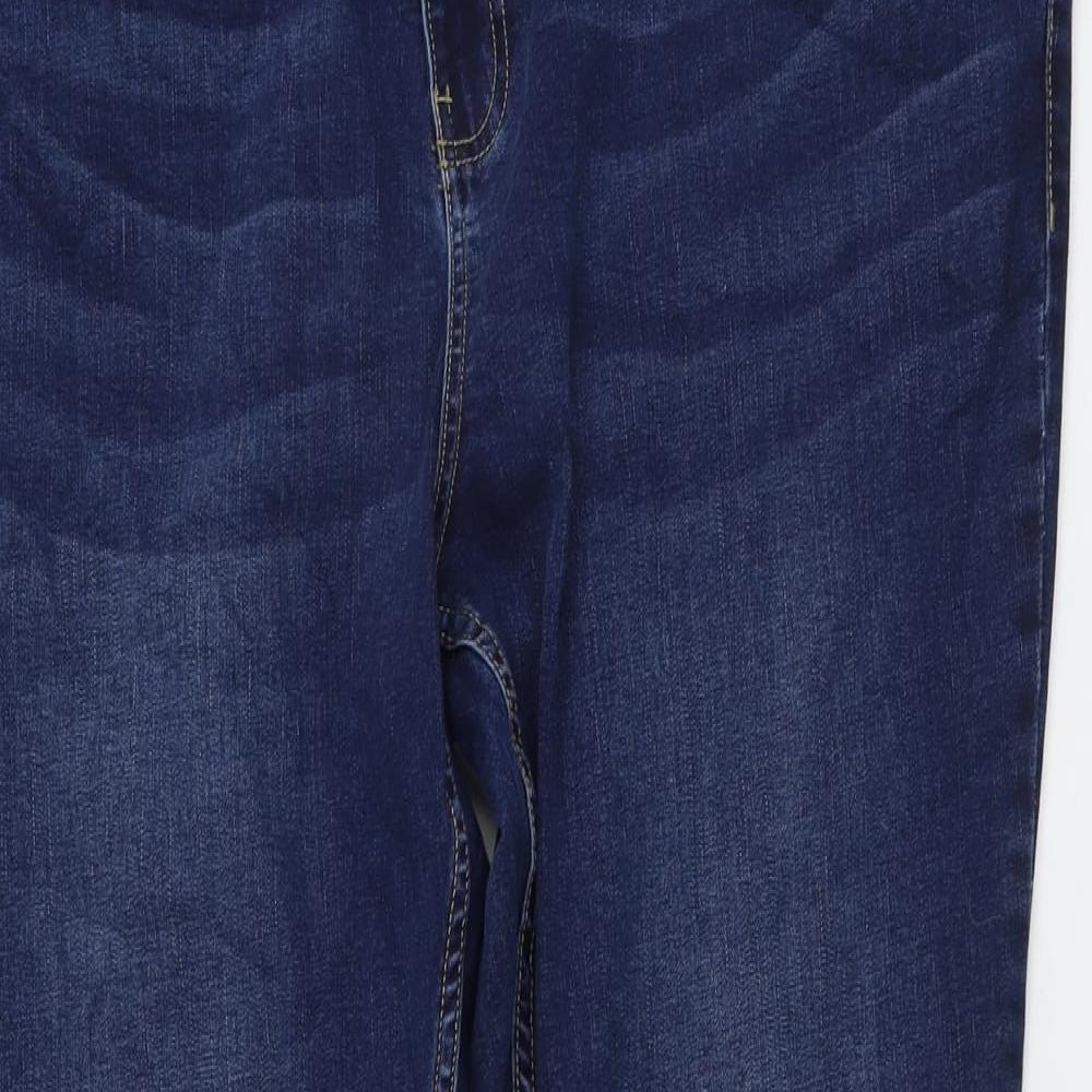 Jacamo Mens Blue Cotton Skinny Jeans Size 48 in L32 in Regular Button