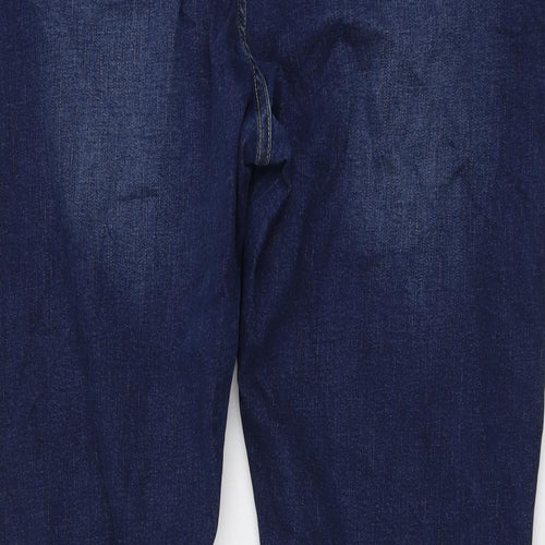 Jacamo Mens Blue Cotton Skinny Jeans Size 48 in L32 in Regular Button