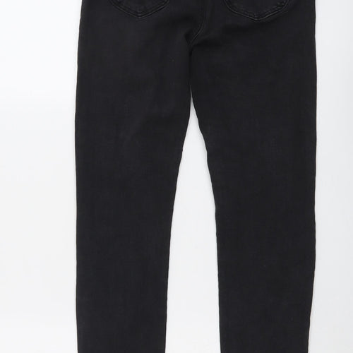 FOREVER 21 Womens Grey Cotton Skinny Jeans Size 27 in L28 in Regular Button