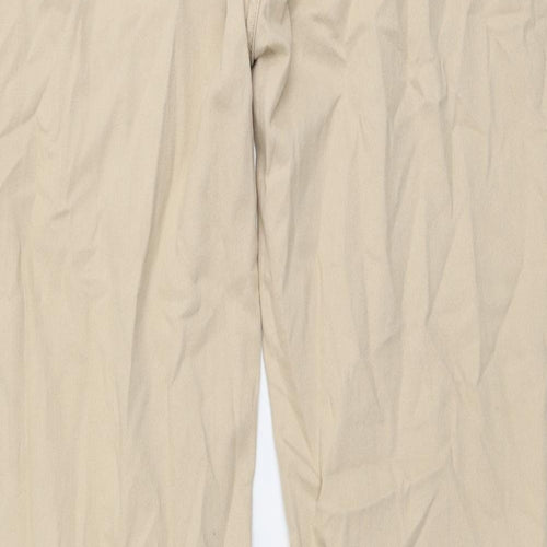 White Label Womens Beige Cotton Skinny Jeans Size 16 L28 in Regular Button