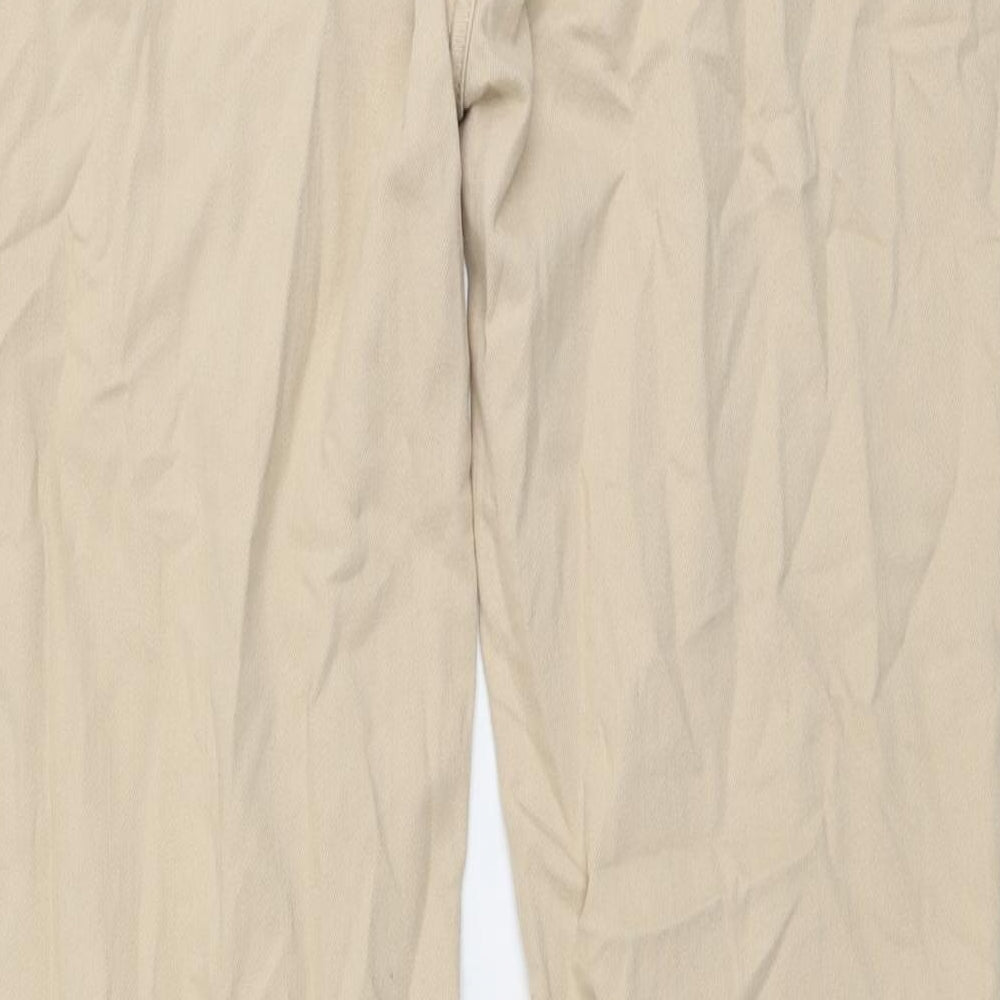 White Label Womens Beige Cotton Skinny Jeans Size 16 L28 in Regular Button