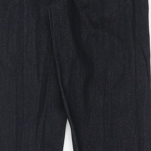 Autograph Womens Blue Cotton Straight Jeans Size 10 Regular Zip