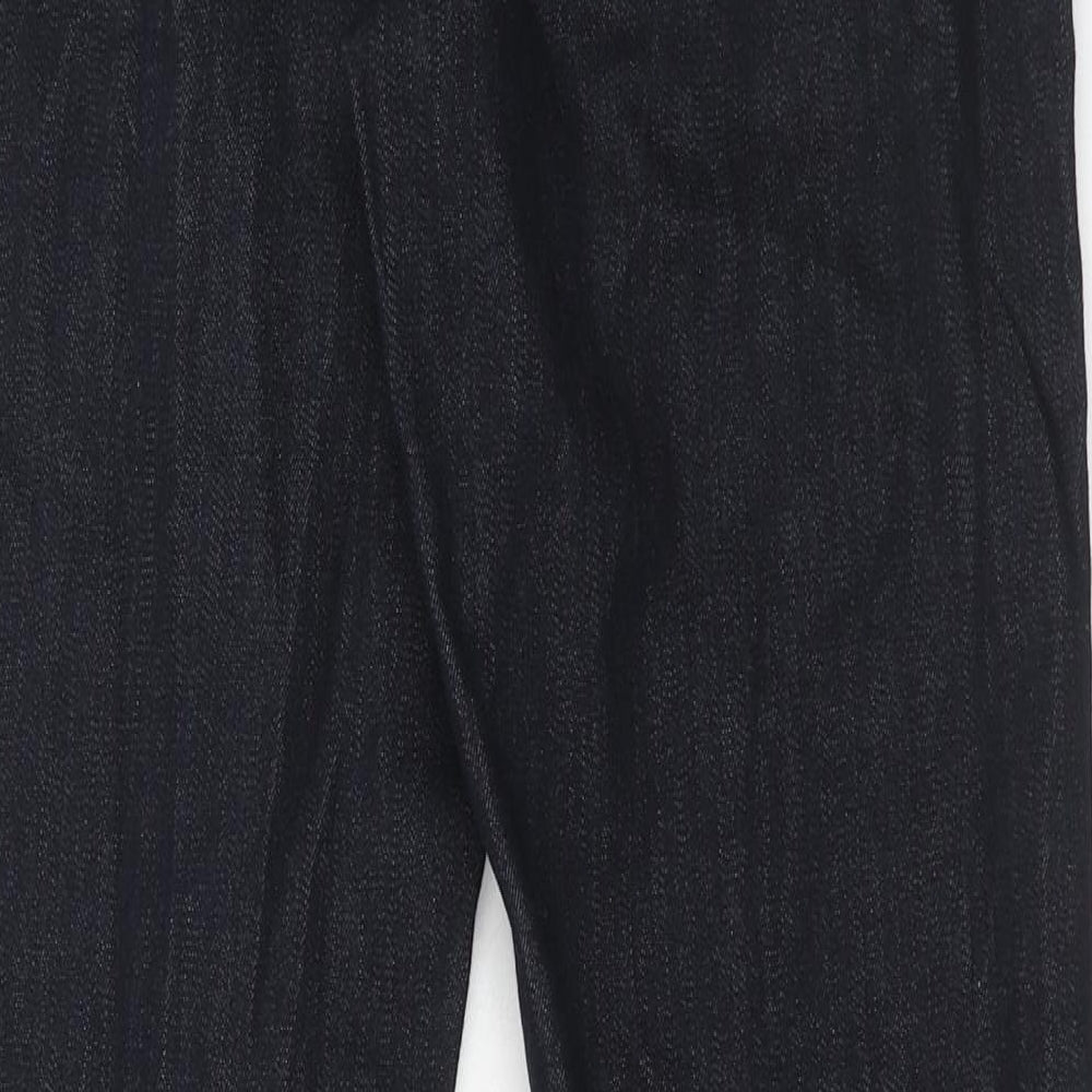 Autograph Womens Blue Cotton Straight Jeans Size 10 Regular Zip