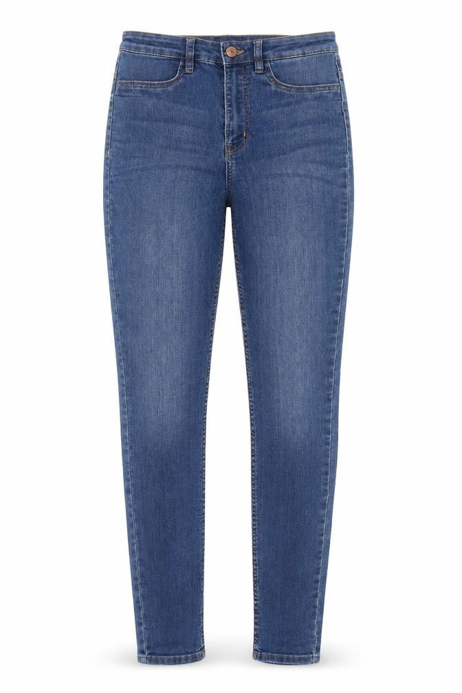 H7m Womens Blue Cotton Skinny Jeans Size 8 Regular Zip