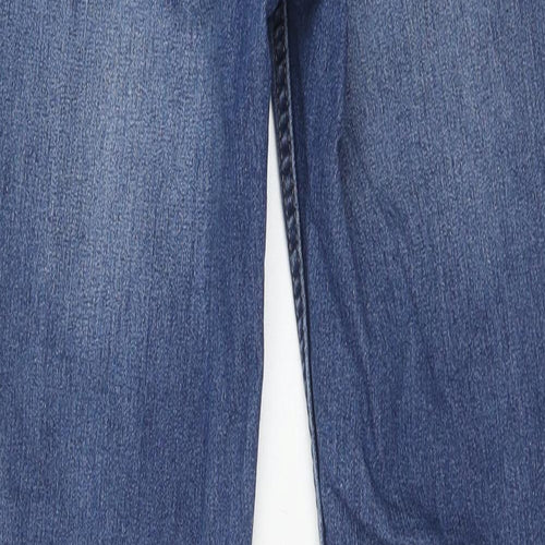 H7m Womens Blue Cotton Skinny Jeans Size 8 Regular Zip