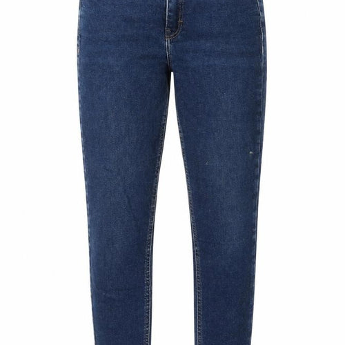 Topshop Womens Blue Cotton Skinny Jeans Size 28 in L30 in Regular Zip