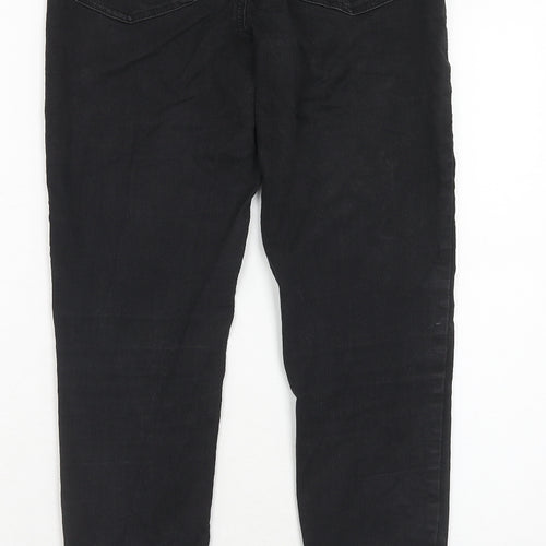 Marks and Spencer Womens Black Cotton Jegging Jeans Size 10 Regular