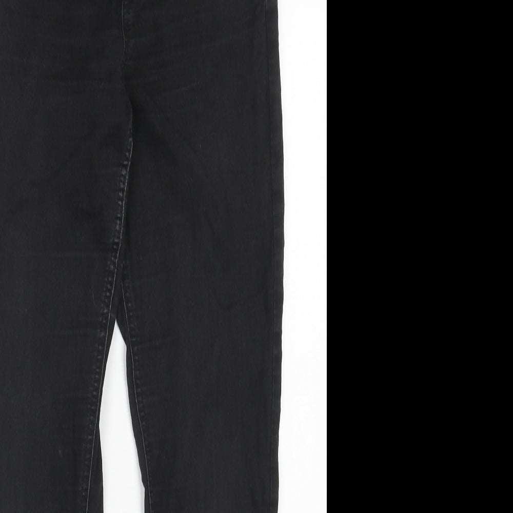 Marks and Spencer Womens Black Cotton Jegging Jeans Size 10 Regular