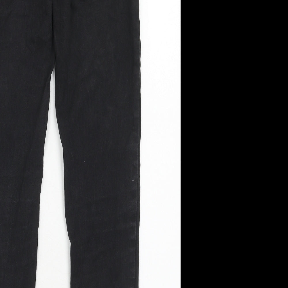 Marks and Spencer Womens Black Cotton Jegging Jeans Size 10 Regular