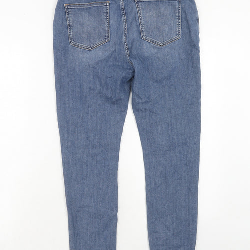 ASOS Womens Blue Cotton Skinny Jeans Size 12 Regular