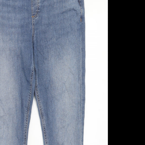 ASOS Womens Blue Cotton Skinny Jeans Size 12 Regular