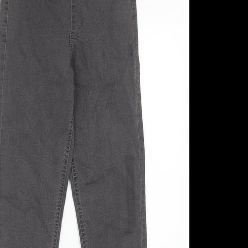 Marks and Spencer Womens Grey Cotton Jegging Jeans Size 6 Regular