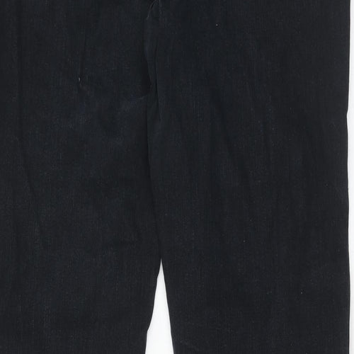 Not Your Daughters Jeans Womens Black Cotton Bootcut Jeans Size 20 Regular Zip