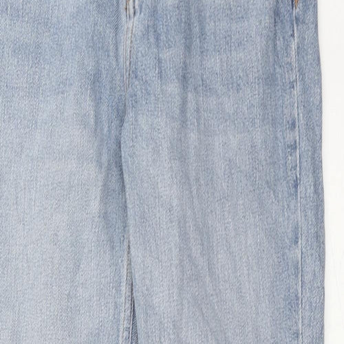 Topshop Womens Blue Cotton Skinny Jeans Size 28 L30 in Regular Zip