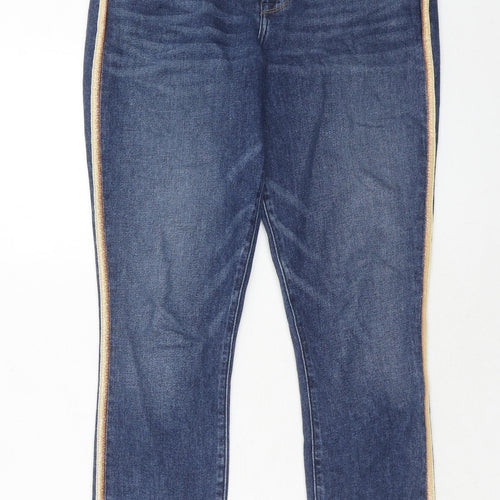 Gap Womens Blue Cotton Skinny Jeans Size 26 in Regular Zip