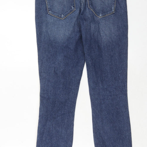 Gap Womens Blue Cotton Skinny Jeans Size 26 in Regular Zip