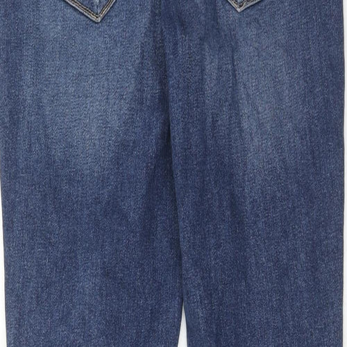 Gap Womens Blue Cotton Skinny Jeans Size 26 in Regular Zip