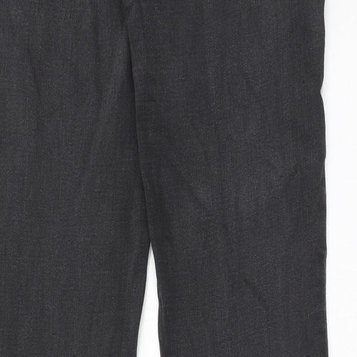 Levi's Mens Grey Cotton Straight Jeans Size 27 in Regular Zip