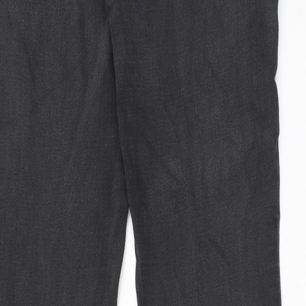 Levi's Mens Grey Cotton Straight Jeans Size 27 in Regular Zip