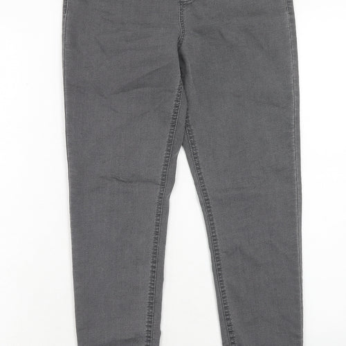 Marks and Spencer Womens Grey Cotton Jegging Jeans Size 10 Regular