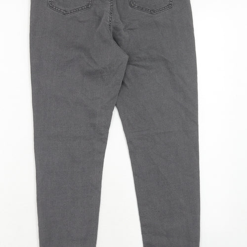 Marks and Spencer Womens Grey Cotton Jegging Jeans Size 10 Regular