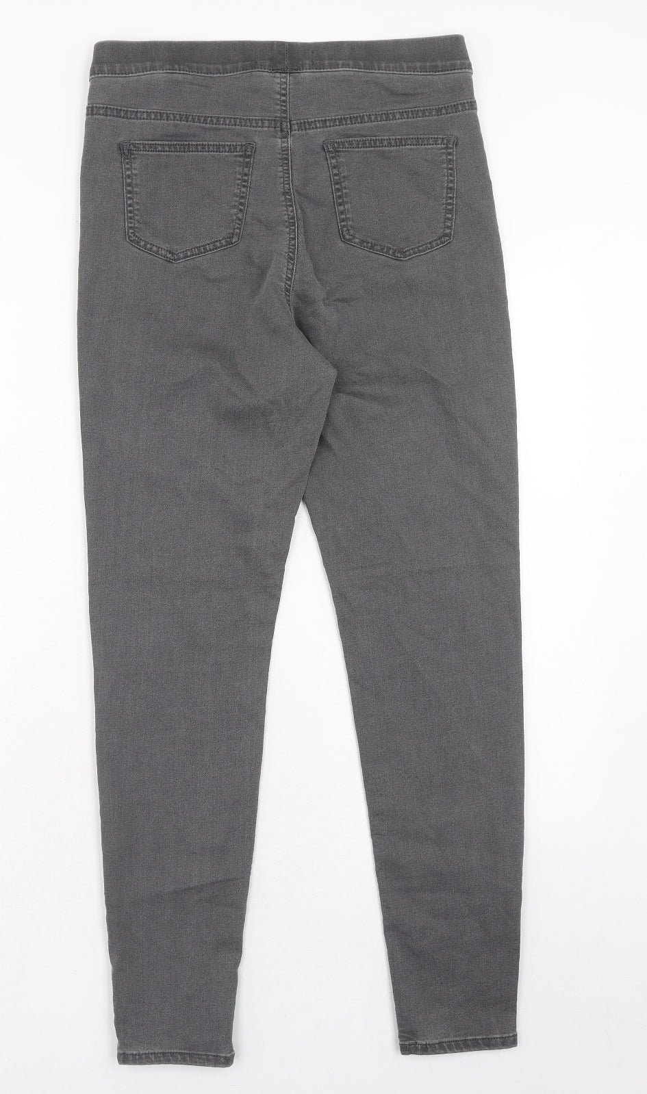 Marks and Spencer Womens Grey Cotton Jegging Jeans Size 10 Regular