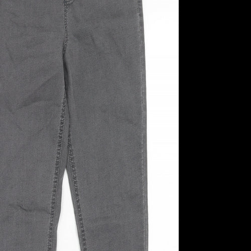 Marks and Spencer Womens Grey Cotton Jegging Jeans Size 10 Regular