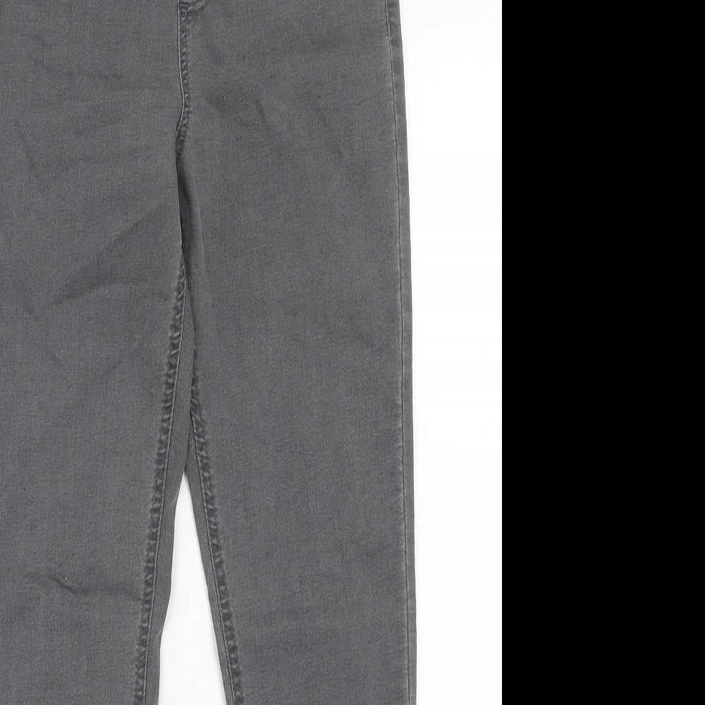Marks and Spencer Womens Grey Cotton Jegging Jeans Size 10 Regular
