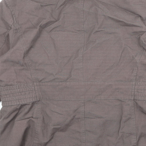 Debenhams Womens Brown Jacket Size 14 Button